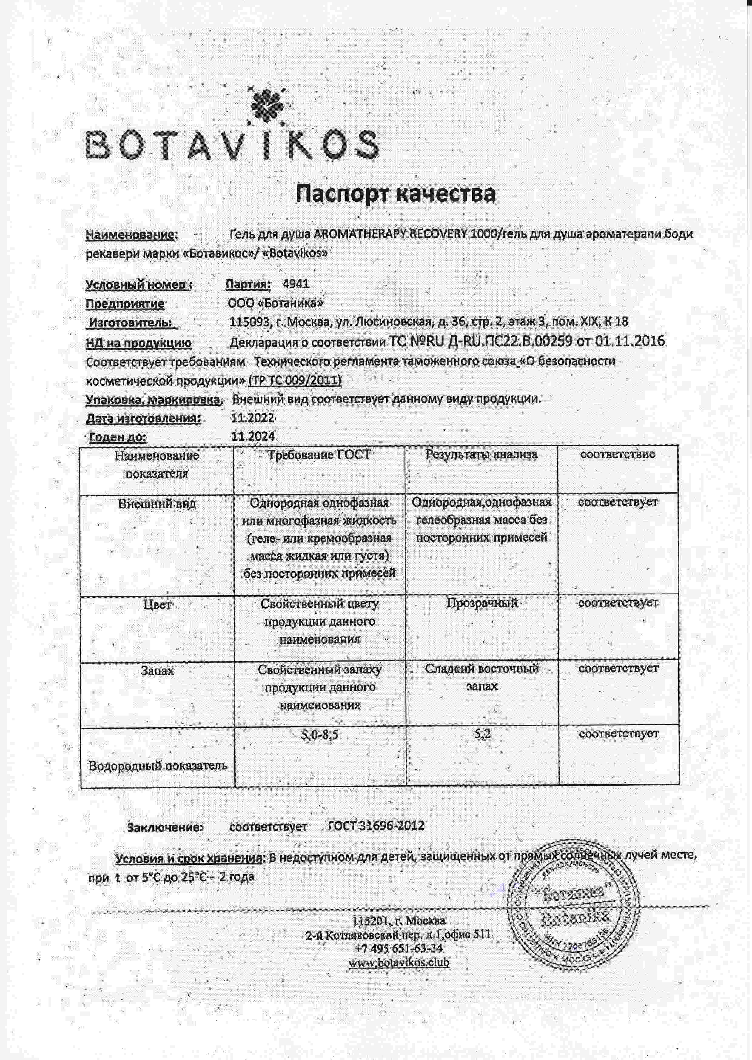 Паспорт №112022